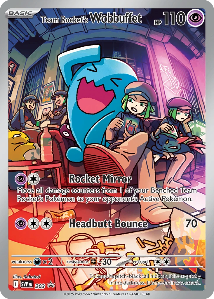 Carta Wobbuffet, Scarlet & Violet Black Star Promos 203